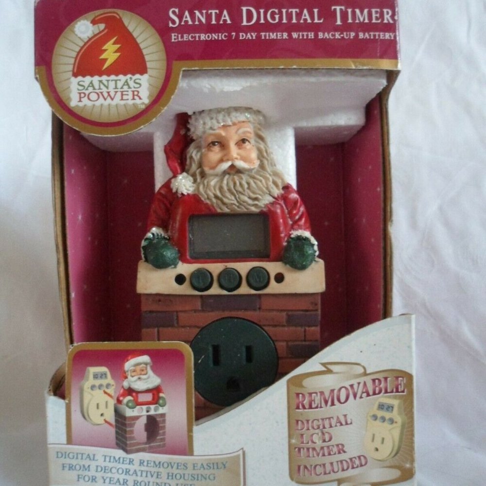 *HOST PICK* Santa Power Digital Smart Home Light Timer Electronic 7 Day Back Up